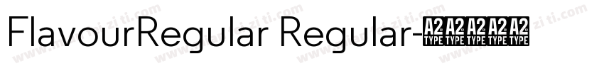 FlavourRegular Regular字体转换
